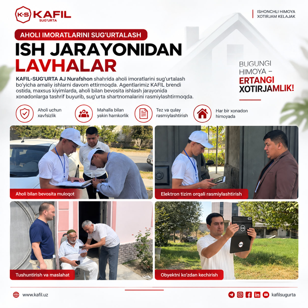 AHOLI IMORATLARINI SUG‘URTALASH — AMALIY ISHLAR VA YANGI NATIJALAR!