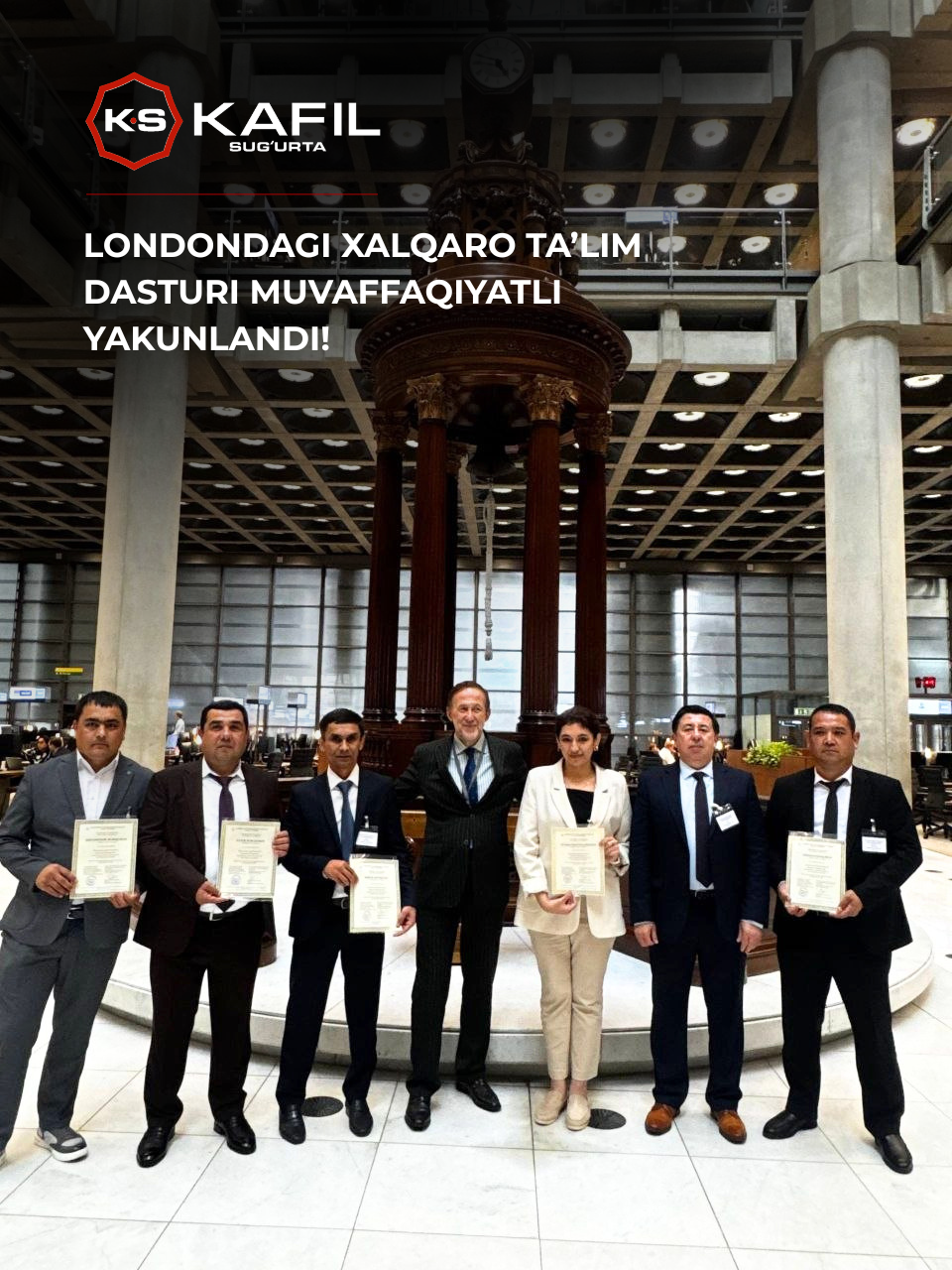 LONDONDAGI XALQARO TA’LIM DASTURI MUVAFFAQIYATLI YAKUNLANDI!